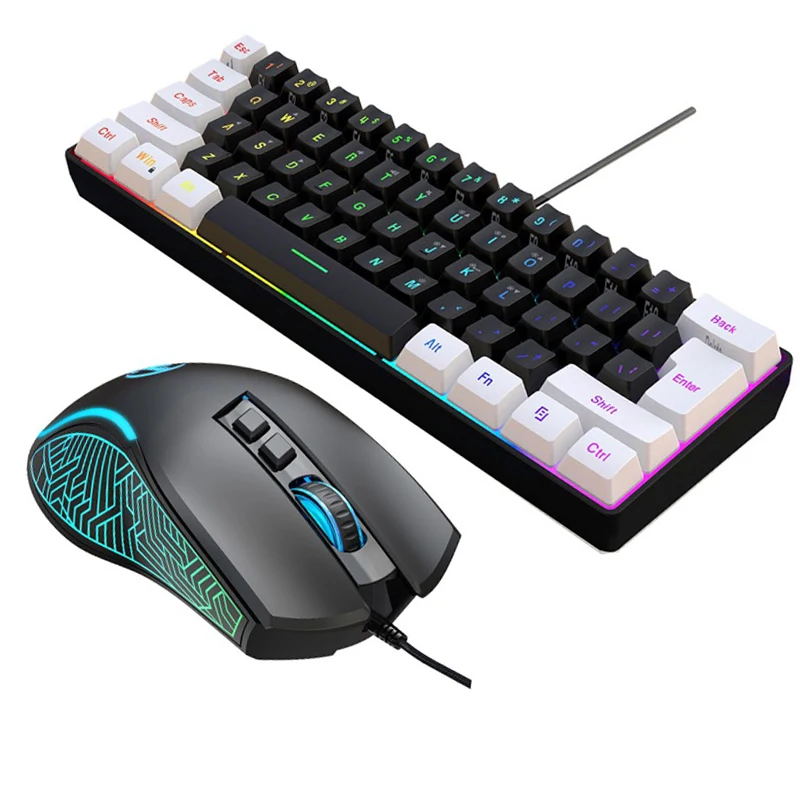 Gaming Accessories Combo - Комплект для геймеров: 60% клавиатура и