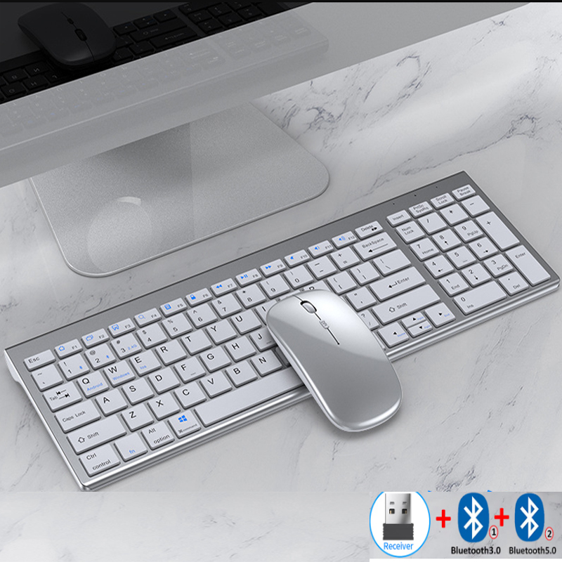 Gaming Accessories Combo - Jomaa Slim перезаряжаемая Bluetooth-клавиатура и мышь