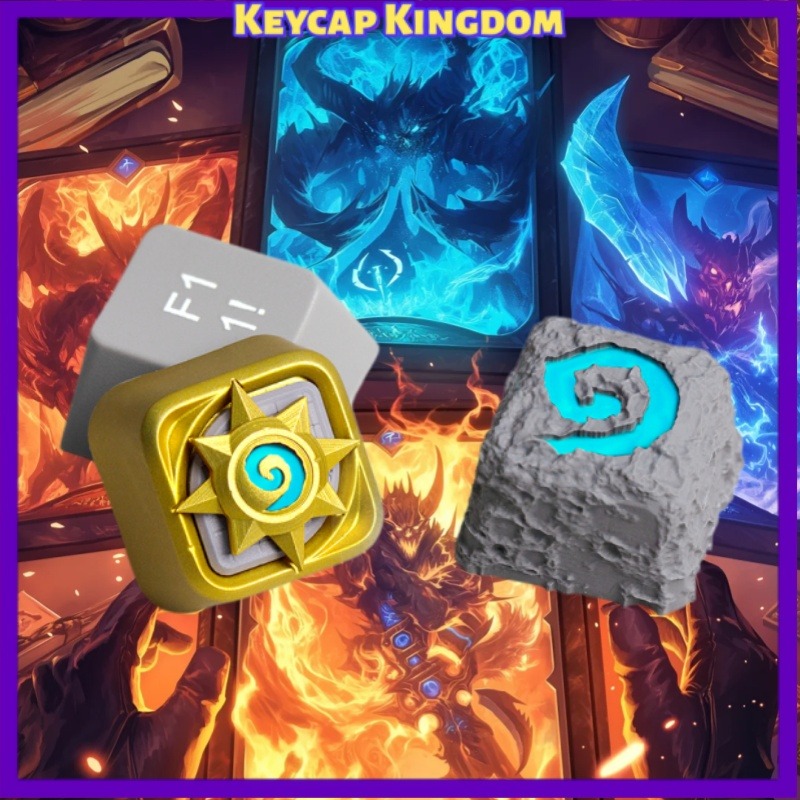 Gaming Accessories To 3D Print - Персонализированные 3D-печатные кейкапы Hearthstone WOW из
