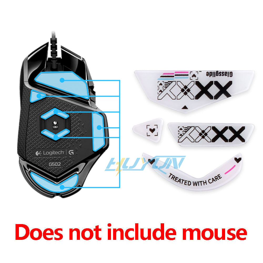 Logitech Mouse G502 - Подушечки для ног из закаленного стекла