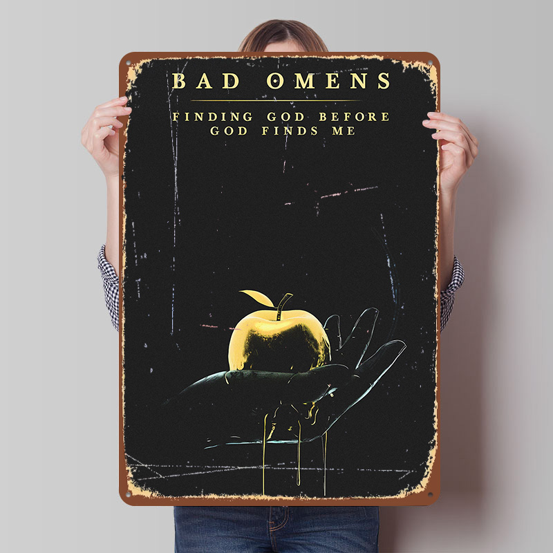 Omen Gaming Accessories - Плакат Bad Omens, индивидуальный дизайн, винтажные