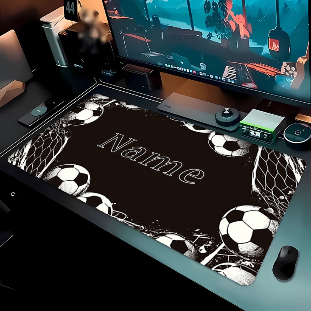 Gaming Accessories Name - Персонализированный коврик для мыши с футбольной