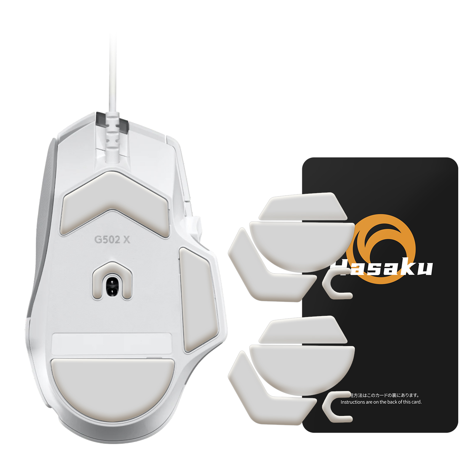 Logitech Mouse G502 - 2 комплекта HASAKU с закругленными изогнутыми