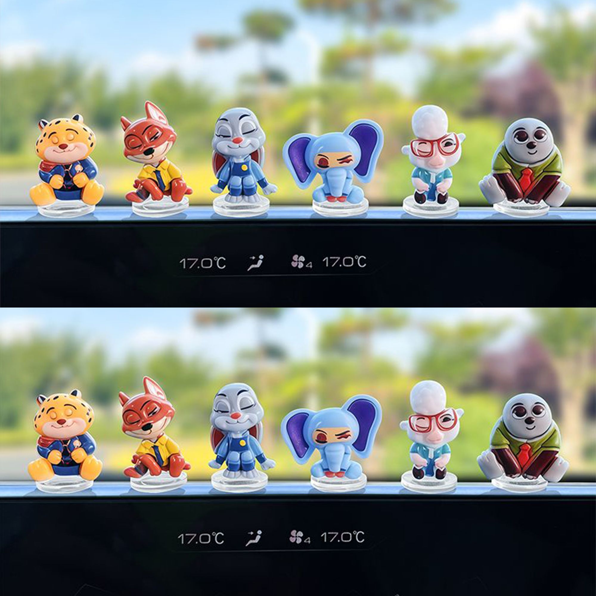 Gaming Accessories Anime - Мультяшная фигурка автомобиля из мультфильма «Зоотопия»