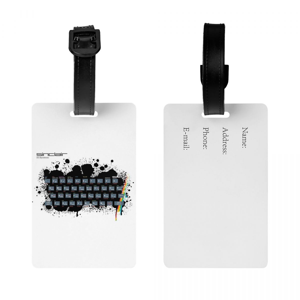 Gaming Accessories Name - Ретро игровое искусство ZX спектр, багажные