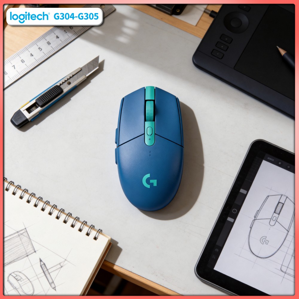 Pc Gaming Essentials Accessories - Игровая мышь Logitech G305 LIGHTSPEED, 12000