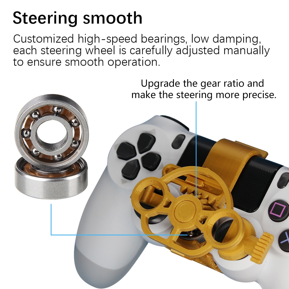 Игровое гоночное колесо, мини- – обзор и цена Gaming Accessories To 3D Print