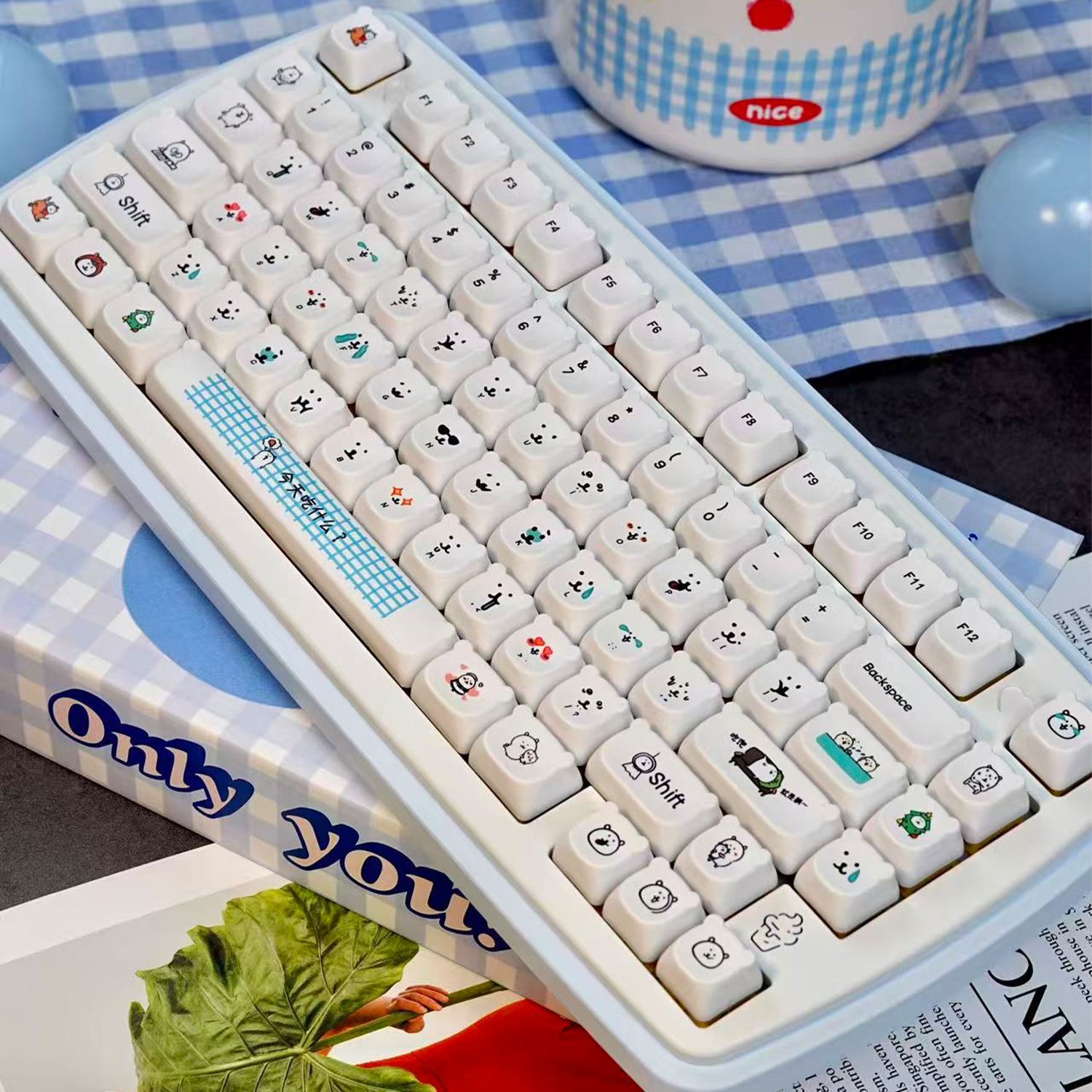 Милые мультяшные кейкапы с мед – обзор и цена Gaming Accessories In Japan