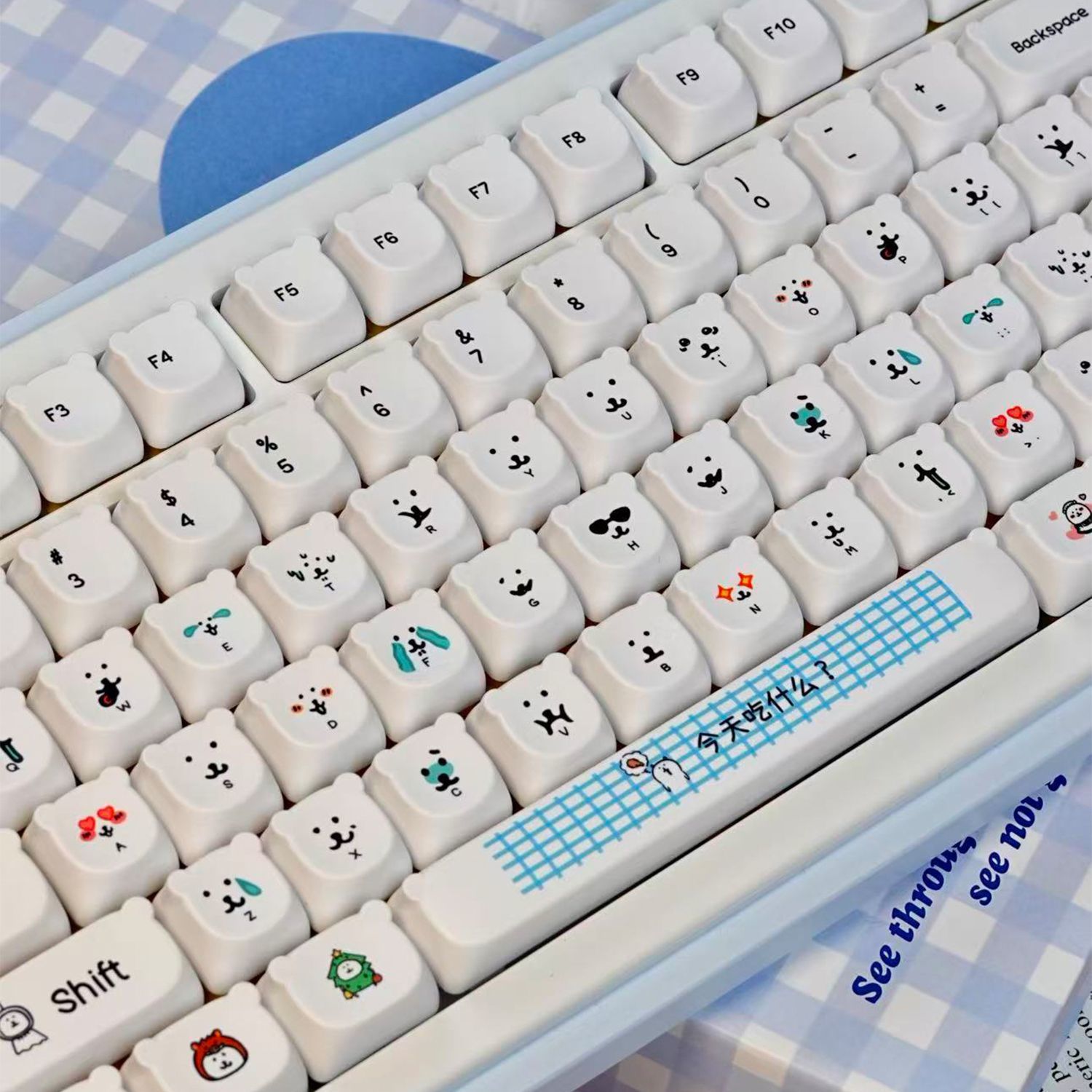 Милые мультяшные кейкапы с мед – обзор и цена Gaming Accessories In Japan